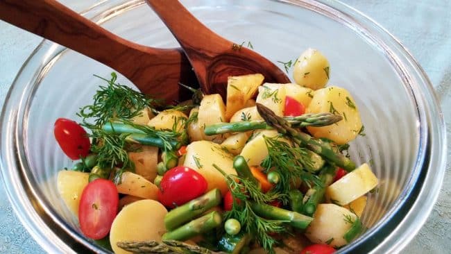 Kartoffelsalat til sommeren